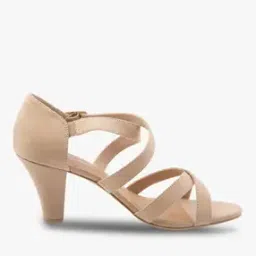 comfort plus by payless W04 Strappy Cone Heeled Sandals-picture-50