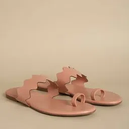 acai Scalloped Toe-Ring Flat Sandals-picture-21