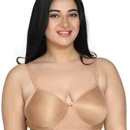 maroon Lightly-Padded T-Shirt Bra with Bow Accent-picture-29