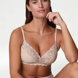 marks & spencer Women Amelia Lace Non-Wired Full Cup T-Shirt Bra-picture-45