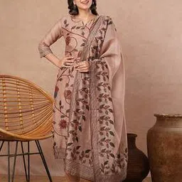 fashor Floral Straight Kurta Set-picture-51
