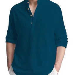 apektra Men Slim Fit Short Kurta with Mandarin Collar-picture-35