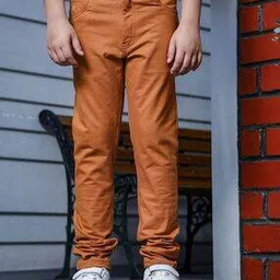 one sky Boys Flat-Front Slim Fit Pants-picture-45