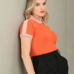 u.s. polo assn. Slim Fit Polo Shirt with Contrast Collar-picture-38