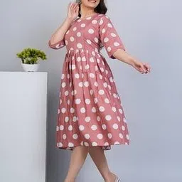 hetsa Women Polka-Dot Anarkali Kurti -picture-12