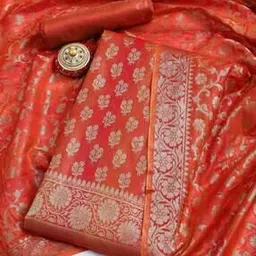 mbz.in by meena bazaar Women 3-Piece Unstitched Dress Material-picture-35