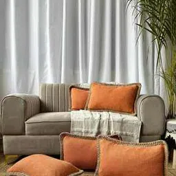 export house Set of 5 Cushion Covers with Stitch Detail-picture-52