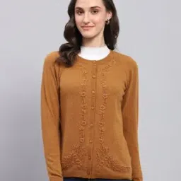 monte carlo Women Self-design Cardigan-picture-14