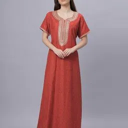 quira Women Floral Print Nightgown-picture-48