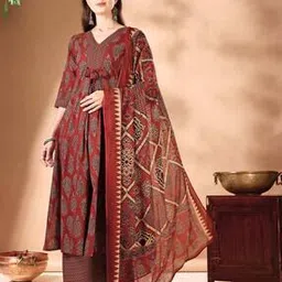 berrylicious Women Indian Flared Kurta Set-picture-35