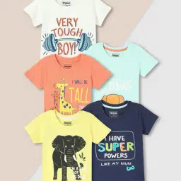 max Pack of 5 Boys T-Shirt image 1