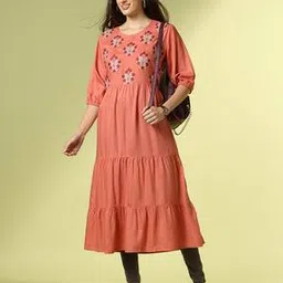 acai Women Embroidered A-Line Kurta-picture-25