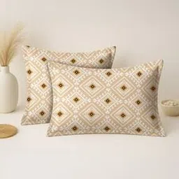 mayfair homes london Pack of 2 Printed Rectangular Pillow Cover-picture-47
