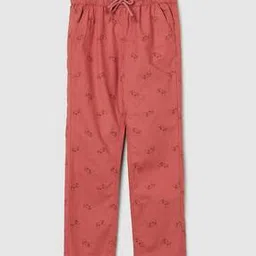 max Printed Pleated Pants with Elasticated Drawstring Waist-picture-10