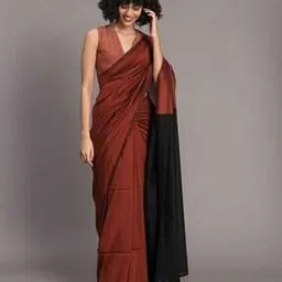 suta Colourblock Cotton Saree with Tassels-picture-14