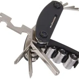 Gadget Deals Unisex 15 in 1 Bicycle Repair Tools Sets Multi-Purpose Wrench Mountain Bike Toolkit image 3