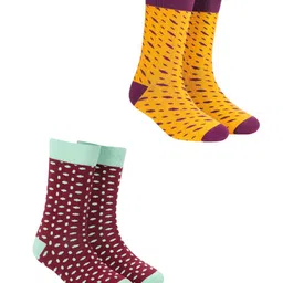 Dynamocks Unisex Pack Of 6 Patterned VIBE POP CRUISE PRIM ACE ELITE Calf-Length Socks image 4