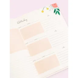 Happywagon Bird Garden Hardbound Undated Planner image 3