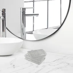 Himeya Grey 4 Pieces Anti-Bacterial 320 GSM Face Towel-image-36