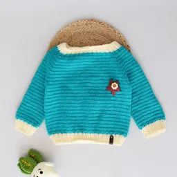 Woonie Boys Handknitted Cable Knit Pullover-image-14