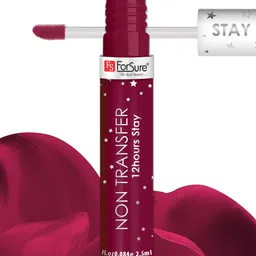 ForSure Non Transfer 12 Hours Stay Matte Liquid Lipstick 2.5 ml - Smokey Maroon 102-picture-20