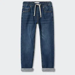Mango Kids Boys Mid-Rise Light Fade Sustainable Regular Jeans-picture-24