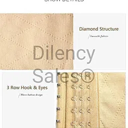 dilency sales Women's Tummy Control 4-in-1 Shapewear (Fits from 34 to 38 Waist Size) image 4