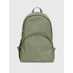 Caprese Green Solid Backpack image 1