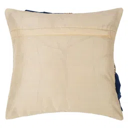 HOSTA HOMES Off White & Navy Blue 5 Pieces Geometric Square Cushion Covers image 2