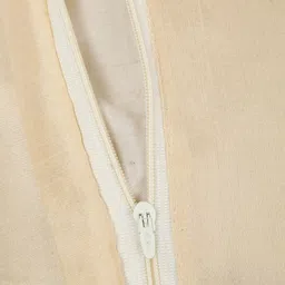 HOSTA HOMES Off White & Navy Blue 5 Pieces Geometric Square Cushion Covers image 4