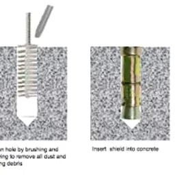 GSK Cut® Wall Anchor Bolt Fastener Rust-Proof Rawal bolt for Concrete Walls (M10) image 2