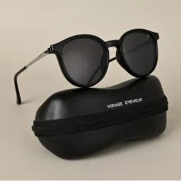 Voyage Black Wayfarer Clip-On Polarized Sunglasses for Men & Women - 2186PMG4667-picture-32