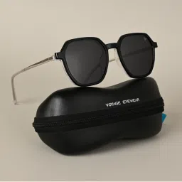 Voyage Transparent Wayfarer Clip-On Polarized Sunglasses for Men & Women - 2187PMG4670-picture-25