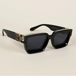 Voyage Wayfarer Sunglasses for Men & Women - Black (56)-picture-13