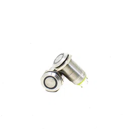 YELLOW 12 mm 12V-24 V LATCHING Metal SwitchYELLOW 12 mm 12V-24 V LATCHING Metal Switch image 4