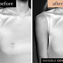 abhsant Boob Tape Lift Breast Achieve and Nipple Cover Chest Support Sticky Bob Heavy and Large Breast for female Woman Girl Party Marriage Function Skin Color Pack (1) image 5