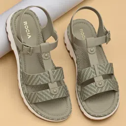 ROCIA By Regal Mint Women T-Strap Flat Sandal Heels-picture-17