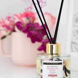 SOUL & SCENTS Transparent Midnight Rose Reed Aroma Oil Diffuser 120 ml image 4