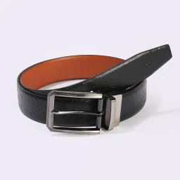 schumann Men Leather Belt with Pin-Buckle Closure image 1