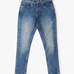 lee cooper Boys Heavily Washed Skinny Fit Jeans image 1