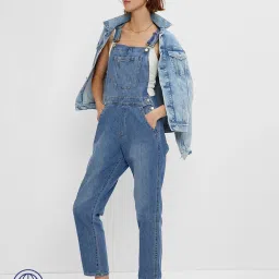 gap Mid Rise Non-Stretchable Slouchy Fit Jeans image 1