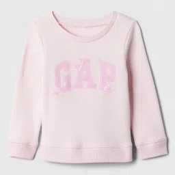 gap kids Logo Printed Crew-Neck Sweatshirt image 1