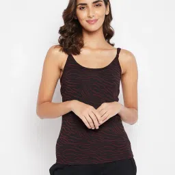 clovia Animal Print Scoop-Neck Camisole image 1