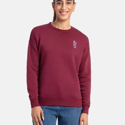 jockey Women Loose Fit Round-Neck Sweatshirt image 1