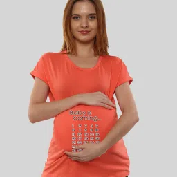 sillyboom Women Typographic Print Round-Neck T-Shirt image 1