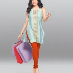 lyra Full-Length Cotton Stretchable Leggings image 1