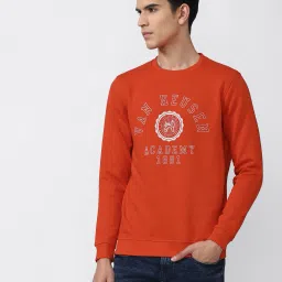 van heusen Brand Print Slim Fit Sweatshirt image 1