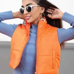 ketch Sleeveless Zip-Front Bomber Jacket image 1