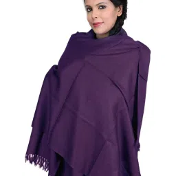 exotic india Women Tusha Stole with Tassels image 1