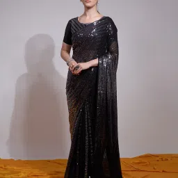 canizzaro Women Embellished Georgette Saree image 1